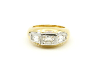 Ring Guld 18K med diamanter