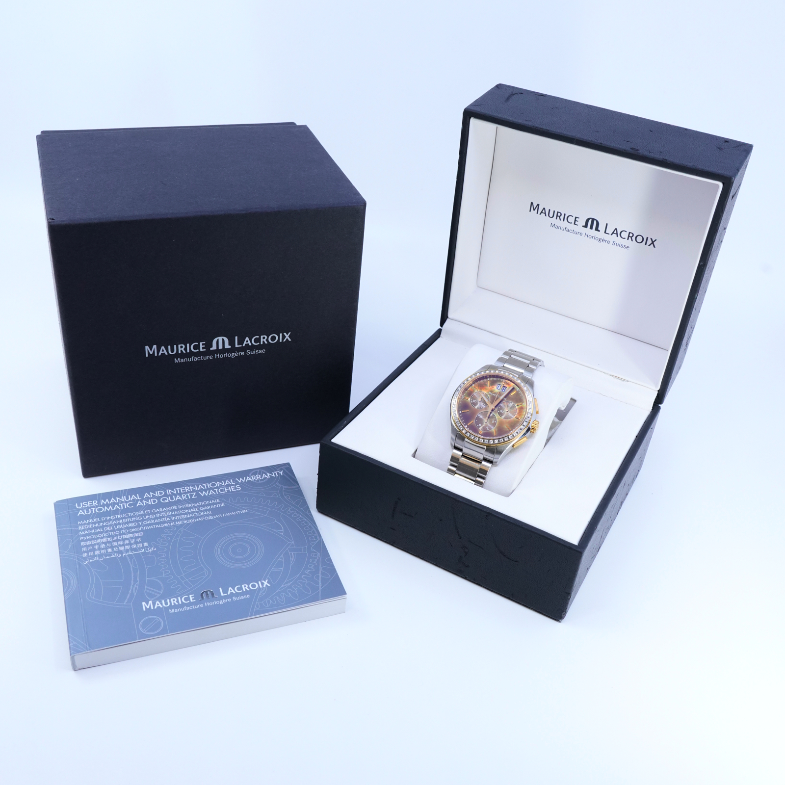 Armbandsur Maurice Lacroix Stål Boett 38mm Quartz Ref.nr.MI-1057