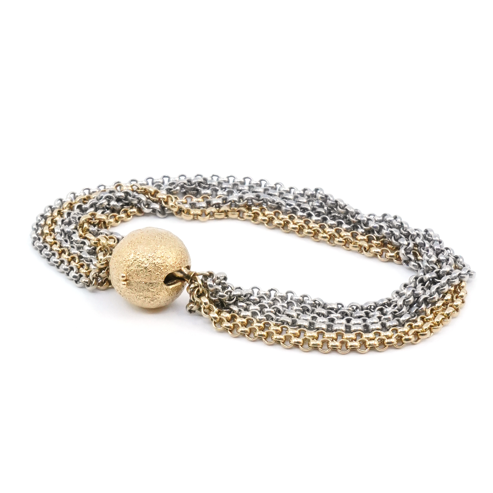 Armband Ole Lynggaard, 18K/S925 29g