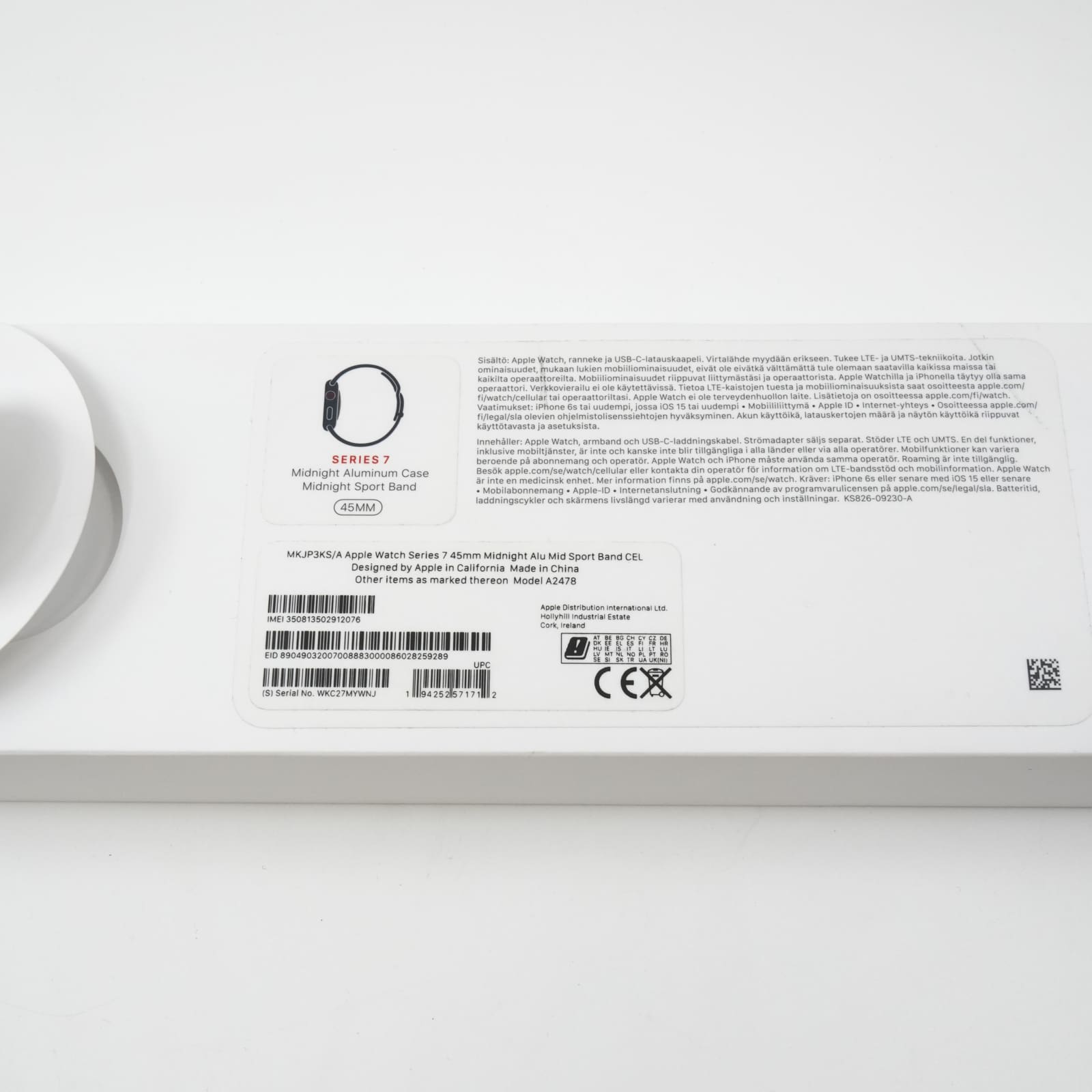 Apple watch Series 7, Midnight