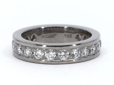 Ring Helallians 14K vitguld Ø17¾ - Ruben Svart
