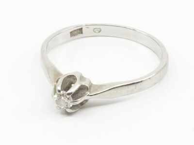 Ring Vitguld 18K 1,8g