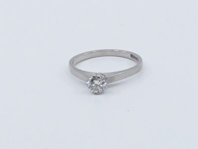 Ring vitguld 18K