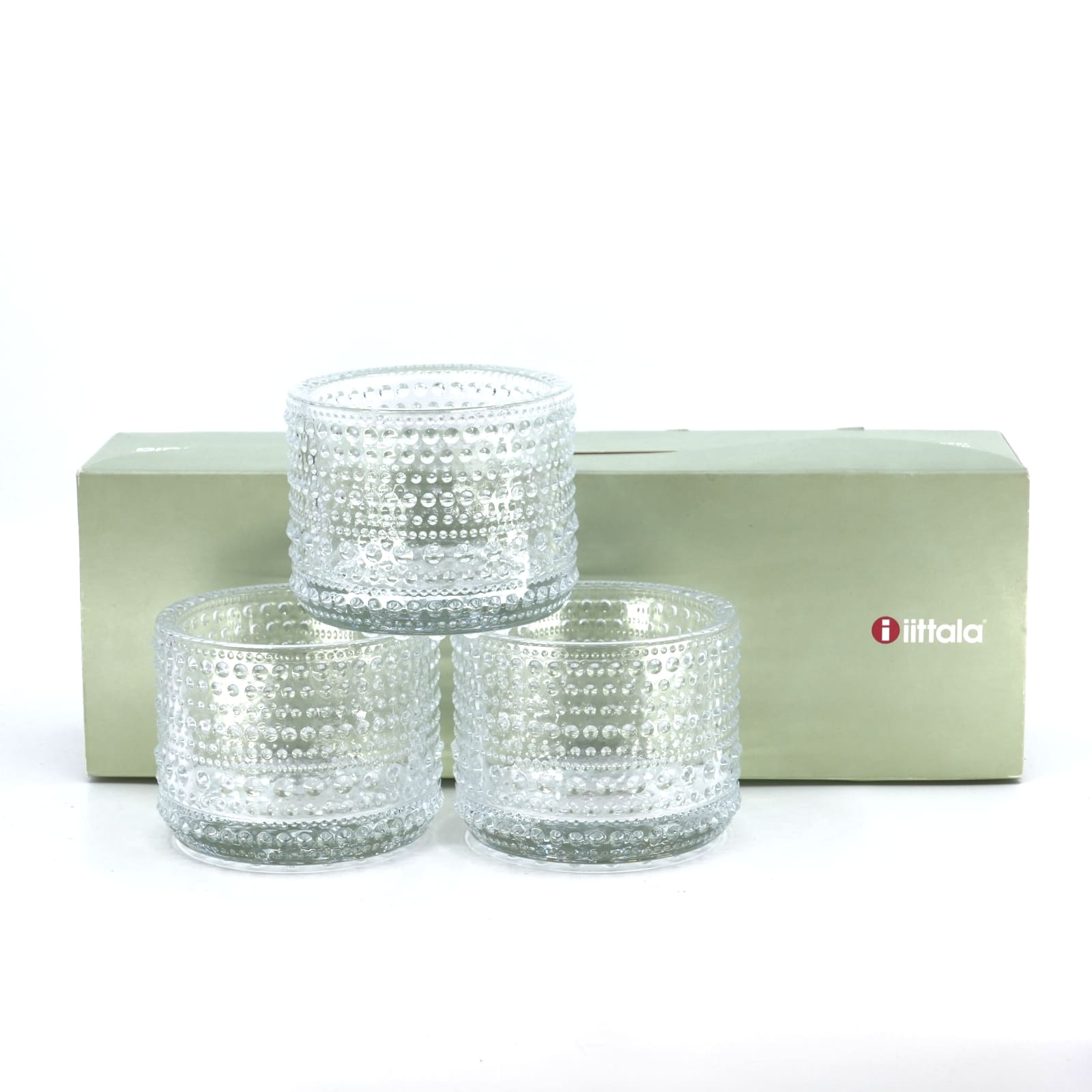 Iittala Ljuslyktor 3-pack modell Kastehelmi