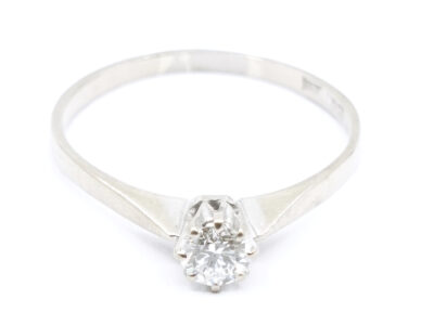 Ring vitguld 18K med diamant 1xca0,35ct VS
