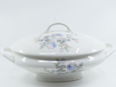 Soppterrin med lock, Gustavsberg, bredd 37 höjd:22cm.