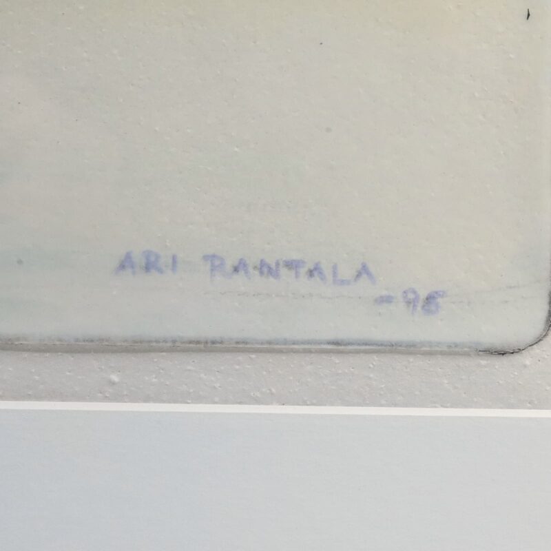 Ari Rantala (f.1953) blandteknik signerad och daterad -95 - Sefina Pantbank