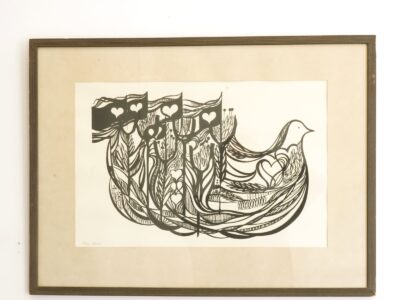 Kjell Lönnå (1936-2022) litografi signerad och numrerad 57/200