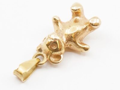 Hänge Nalle Guld 18K Höjd 21mm