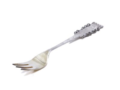 Bakelsegaffel Samisk - modell i silver