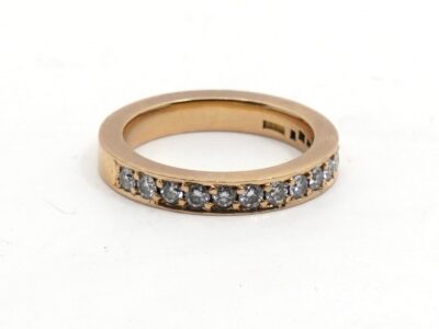 Ring 18K 8g Ø17¾ med diamanter