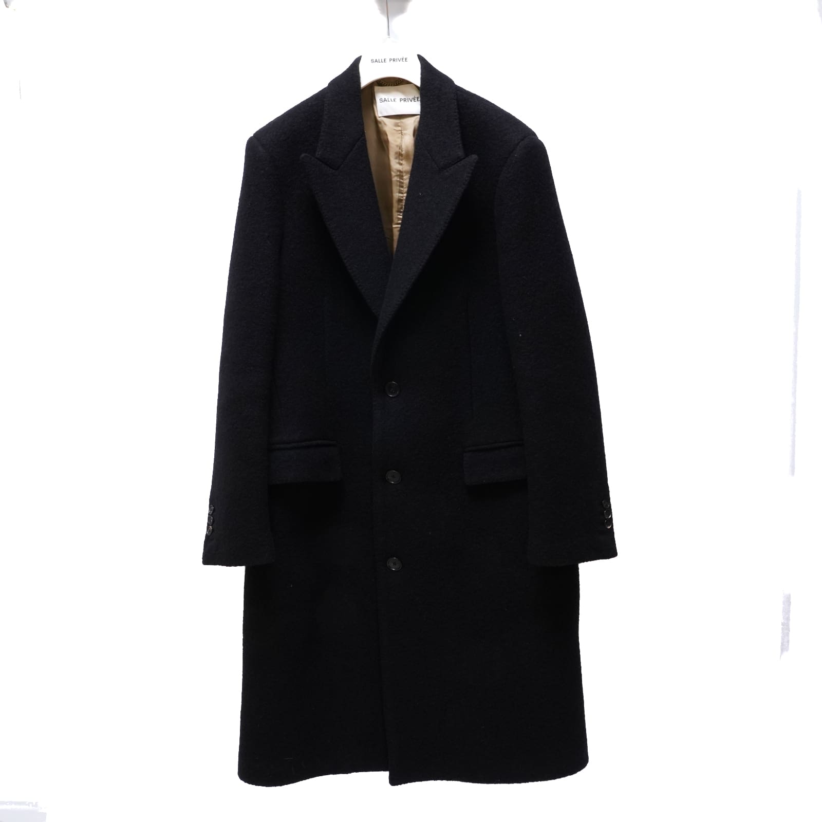 Yllerock Salle Privée - Adrian Slim-Fit Bouclé Virgin Wool Overcoat stlk 52