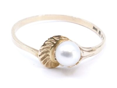 Ring med odlad pärla 18K - Hallbergs