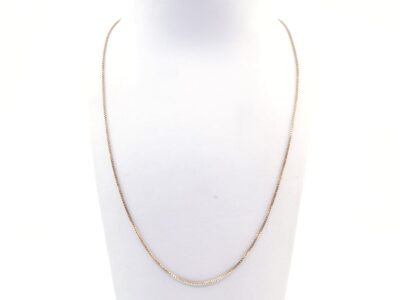Halskedja Venezia 18K 2,5g Längd 38cm Bredd 1mm, springlås