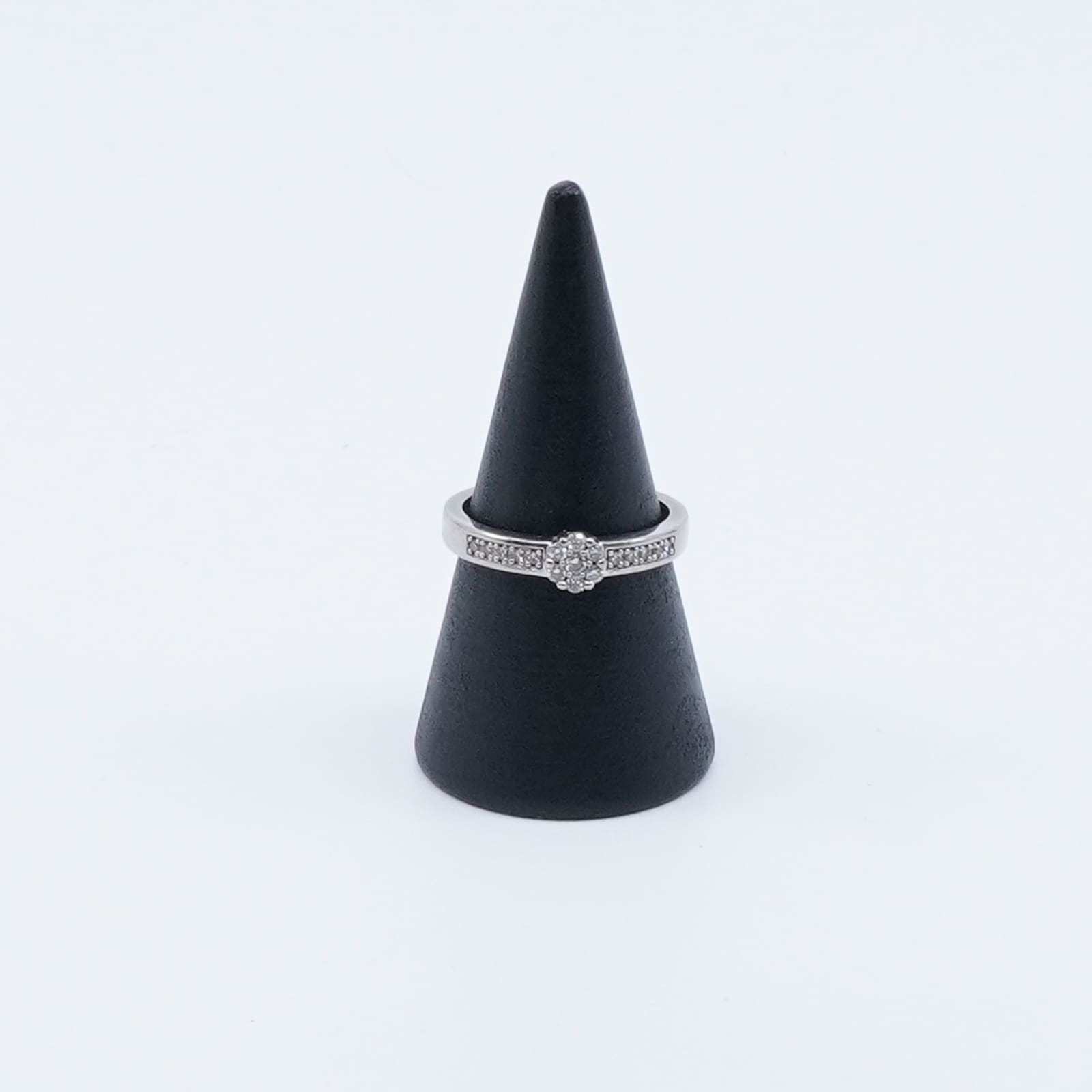 Ring vitguld 18K