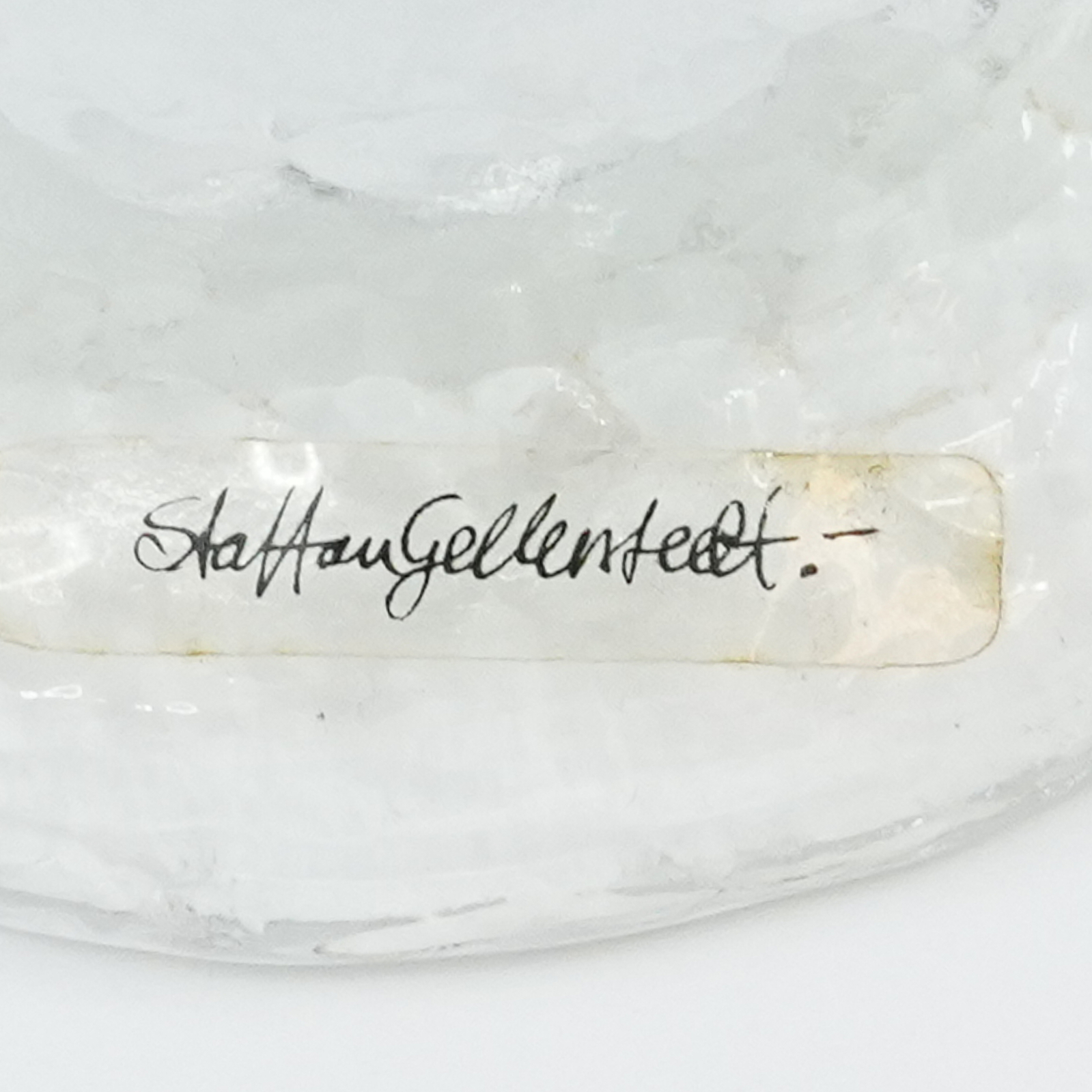 Ljusstake Glas Staffan Gellerstedt