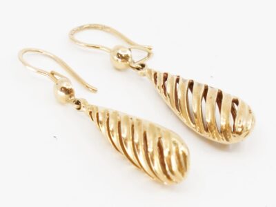 Örhängen Guld 18K 7,2g Höjd 42mm Diameter 9mm