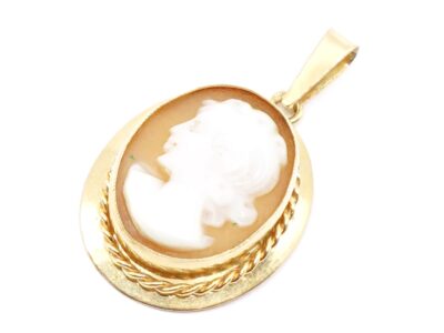 Hänge/berlock Camé Guld 18K