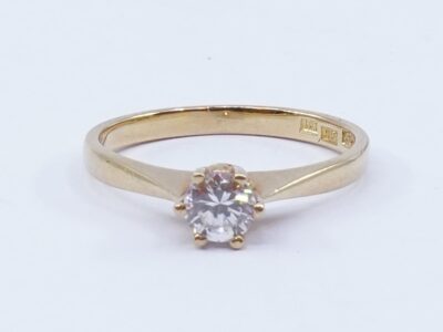 Ring Guld 18K 2,8g Ø17½ Bengt Hallberg