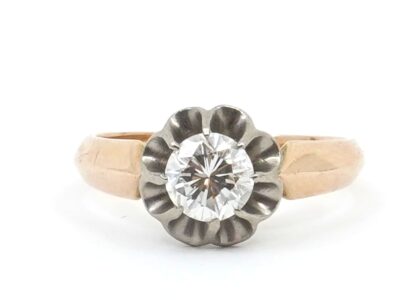 Diamantring 0,75ct Guld 14K