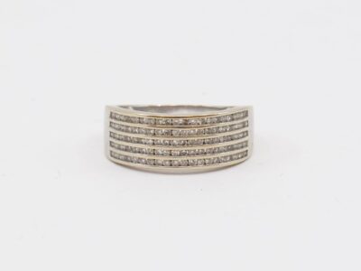 Ring Vitguld 18K Ø16¾ med diamanter