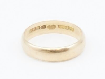Ring Slät Guld 18K 3,4g Ø17,5