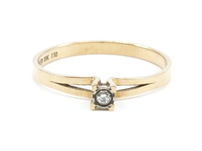 Ring Guld 18K med Diamanter