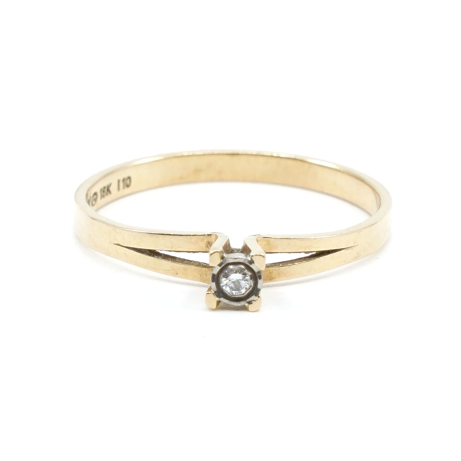Ring Guld 18K med Diamanter