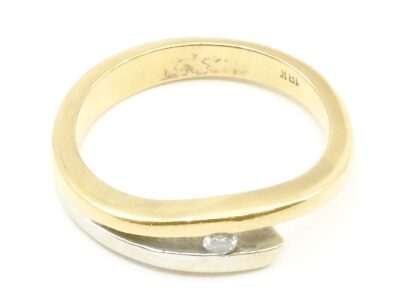 Ring tvåfärgad Guld 18K