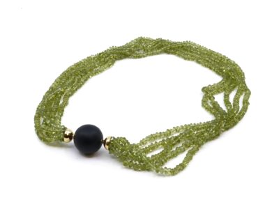 Collier Peridoter femradigt - George Antar