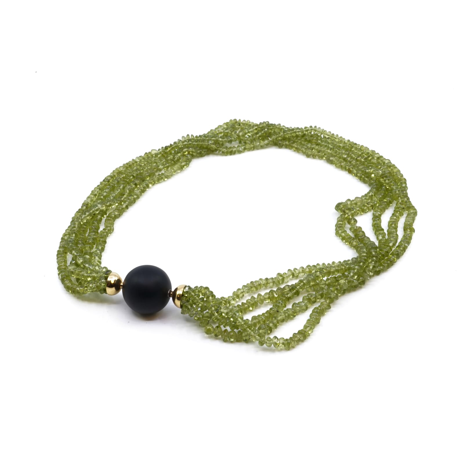 Collier Peridoter femradigt - George Antar