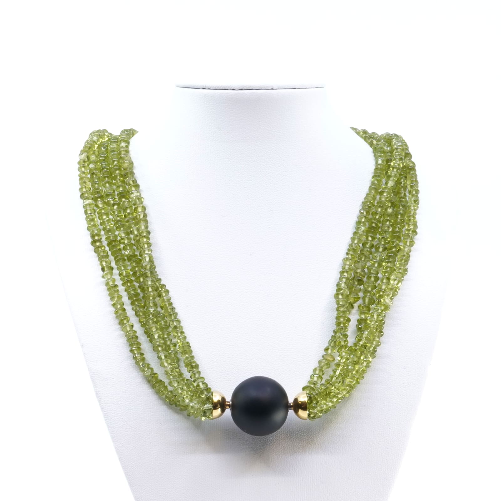 Collier Peridoter femradigt - George Antar