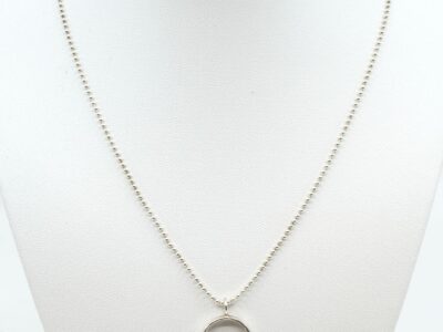 Halskedja Kullänk Med Hänge Silver S925