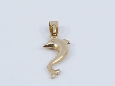 Hänge Guld 14K 0,85g Bredd 10mm Höjd 28mm