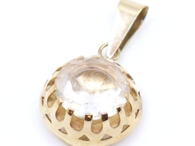 Hänge Guld med sten