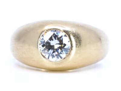Lordring Guld 14K med diamant 1xca1,05ct