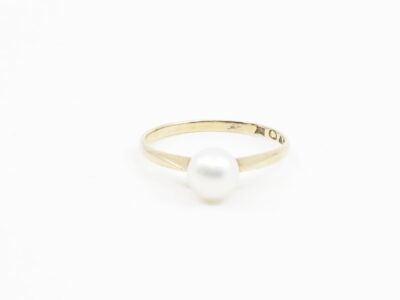 Ring med odlad pärla Guld 18K brv 1,5g, Ø16½