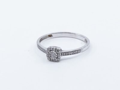 Ring Vitguld 18K