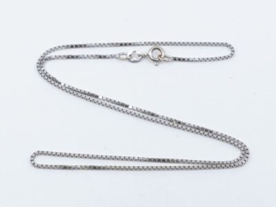 Halskedja Vitguld 18K