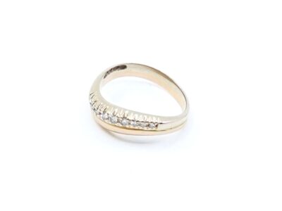 Ring med diamanter 18K Ø18