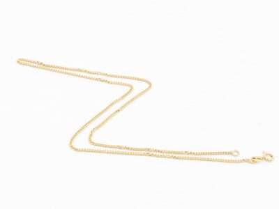 Halskedja Pansar Guld