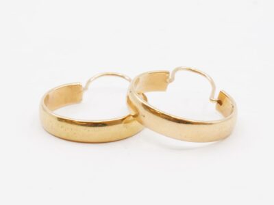 Örhängen Creoler  18K 6,7g Höjd 26mm Diameter 20mm