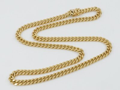 Halskedja Pansar Guld 18K