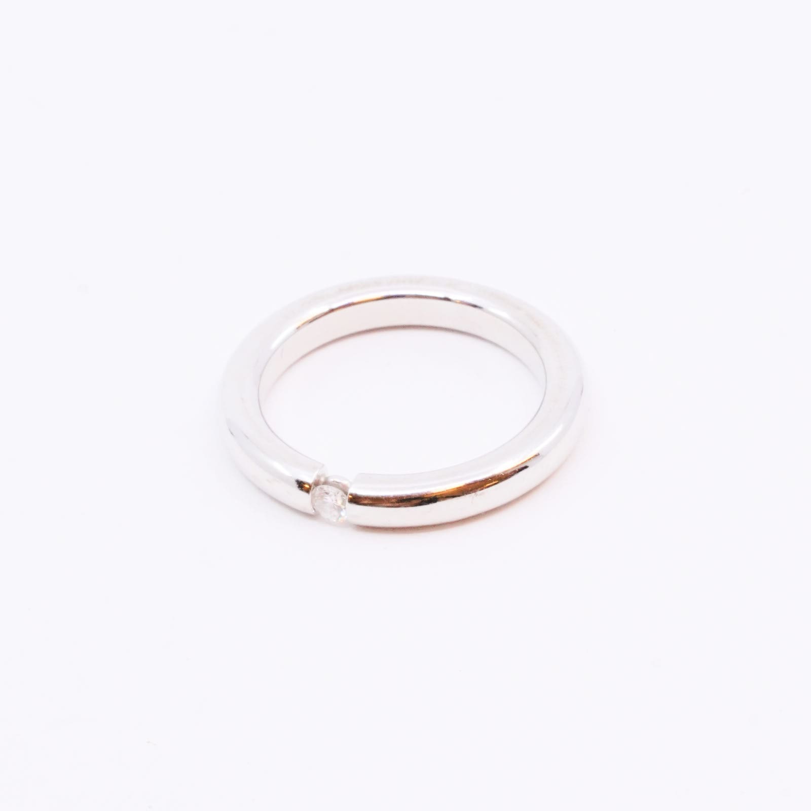 Ring Vitguld 18K