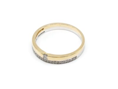 Ring Tvåfärgat Guld 18K Med diamanter