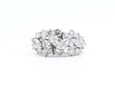 Ring Platina 900 med diamanter