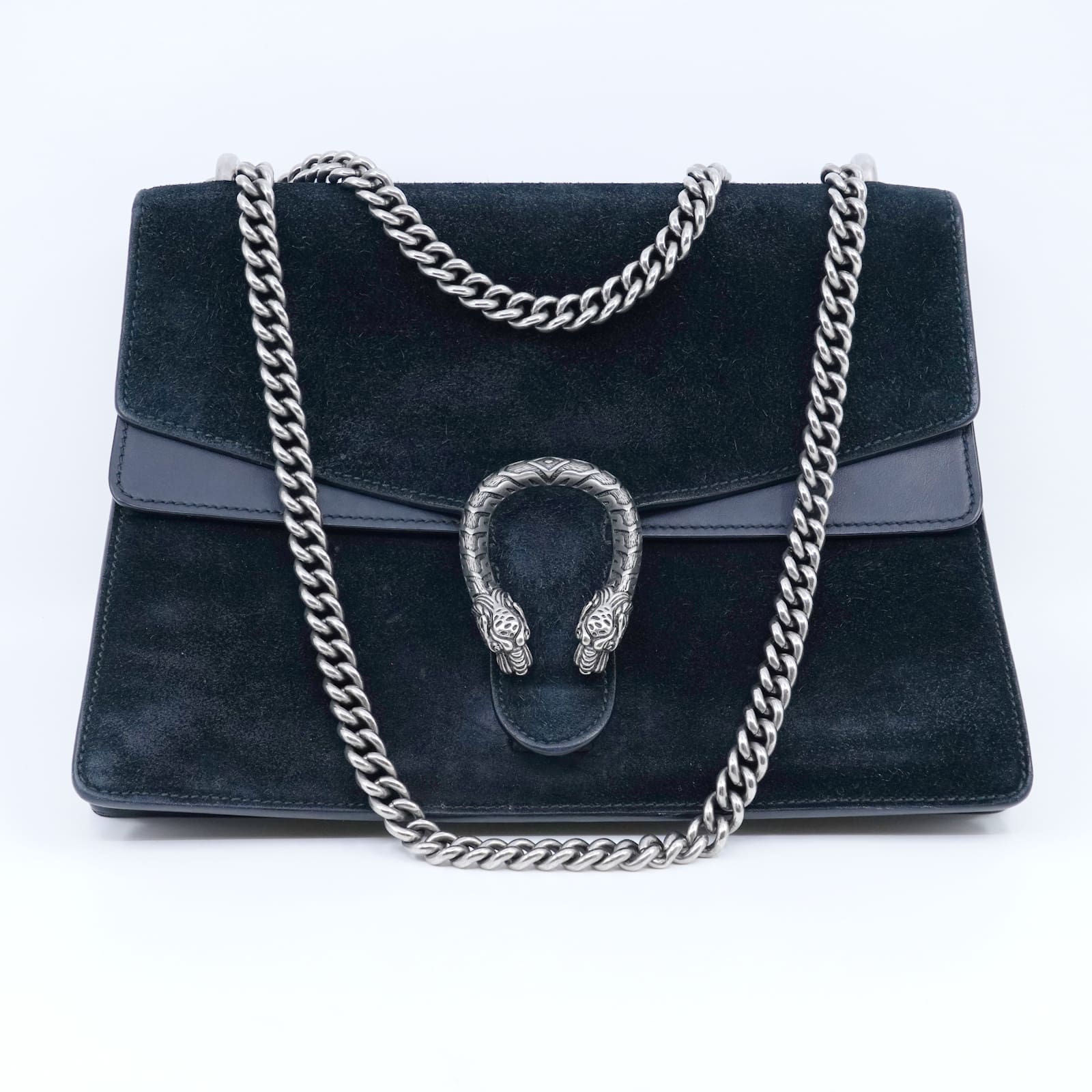 Väska Gucci Dionysys 403348 525040 svart mocka 22x29,5cm
