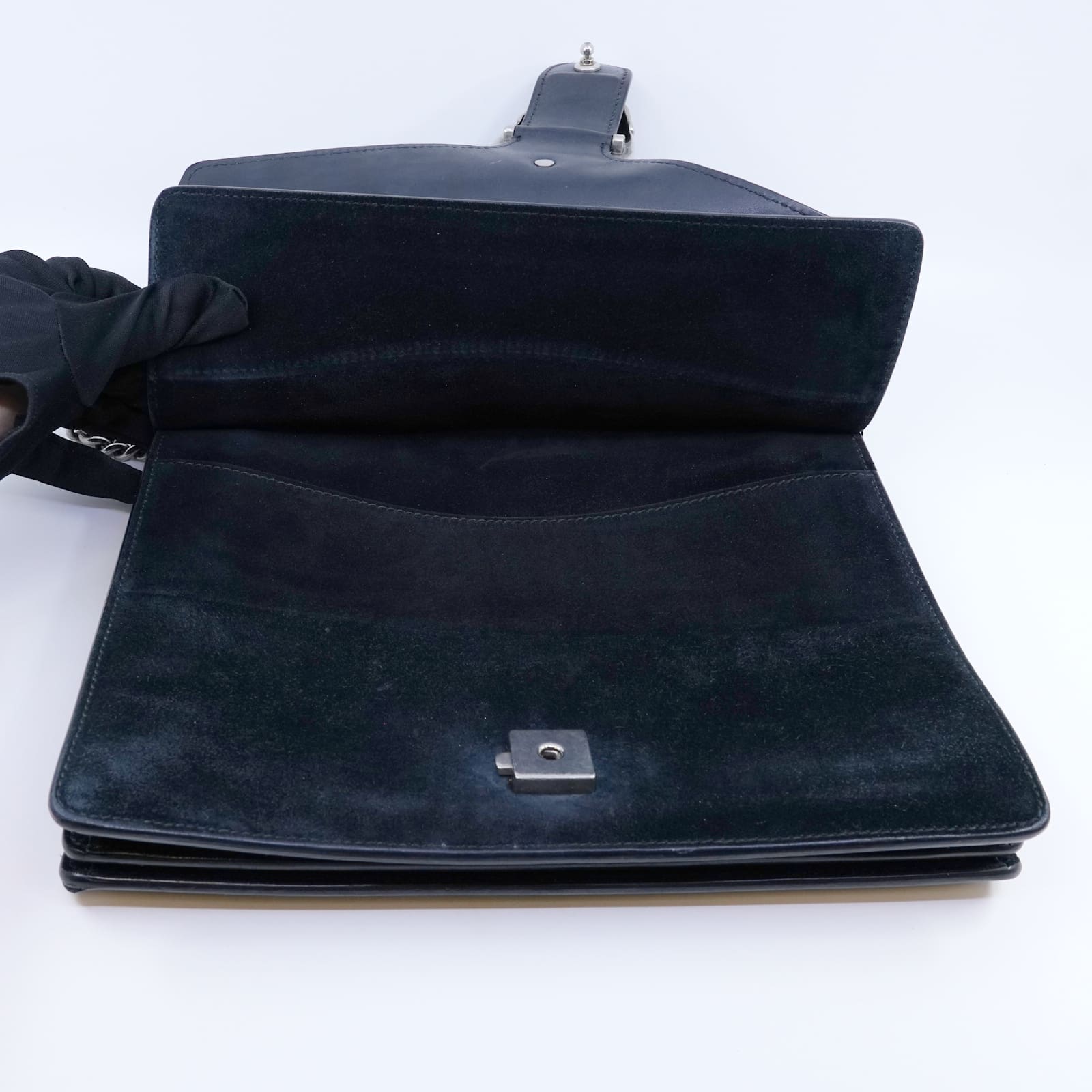 Väska Gucci Dionysys 403348 525040 svart mocka 22x29,5cm