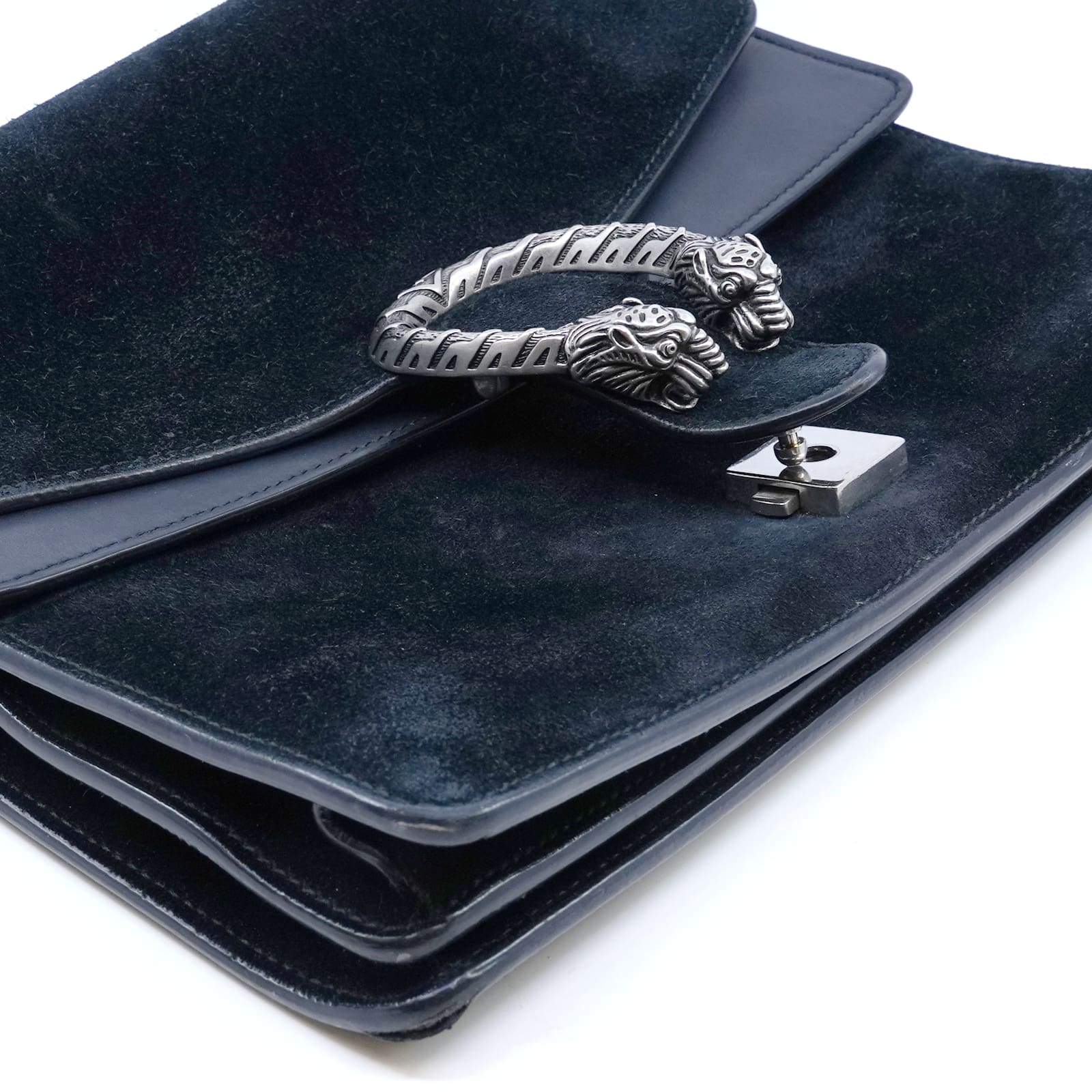 Väska Gucci Dionysys 403348 525040 svart mocka 22x29,5cm