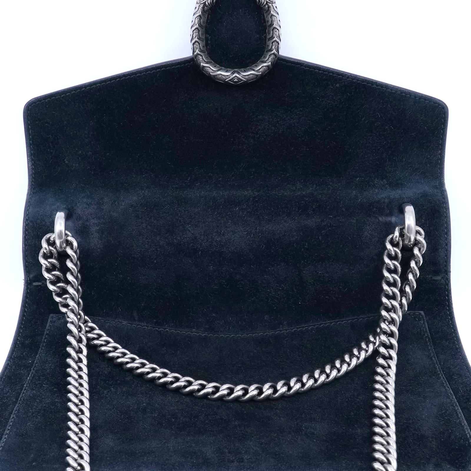 Väska Gucci Dionysys 403348 525040 svart mocka 22x29,5cm